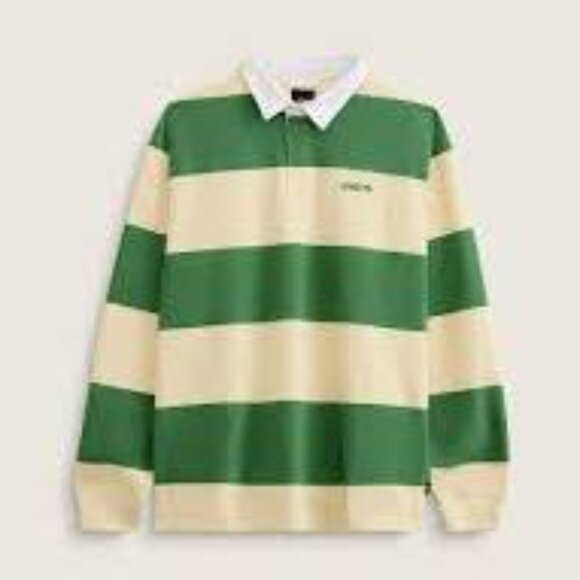 Vans Ward Stripe Rugby Shirt Mens M EUC - Picture 8 of 8